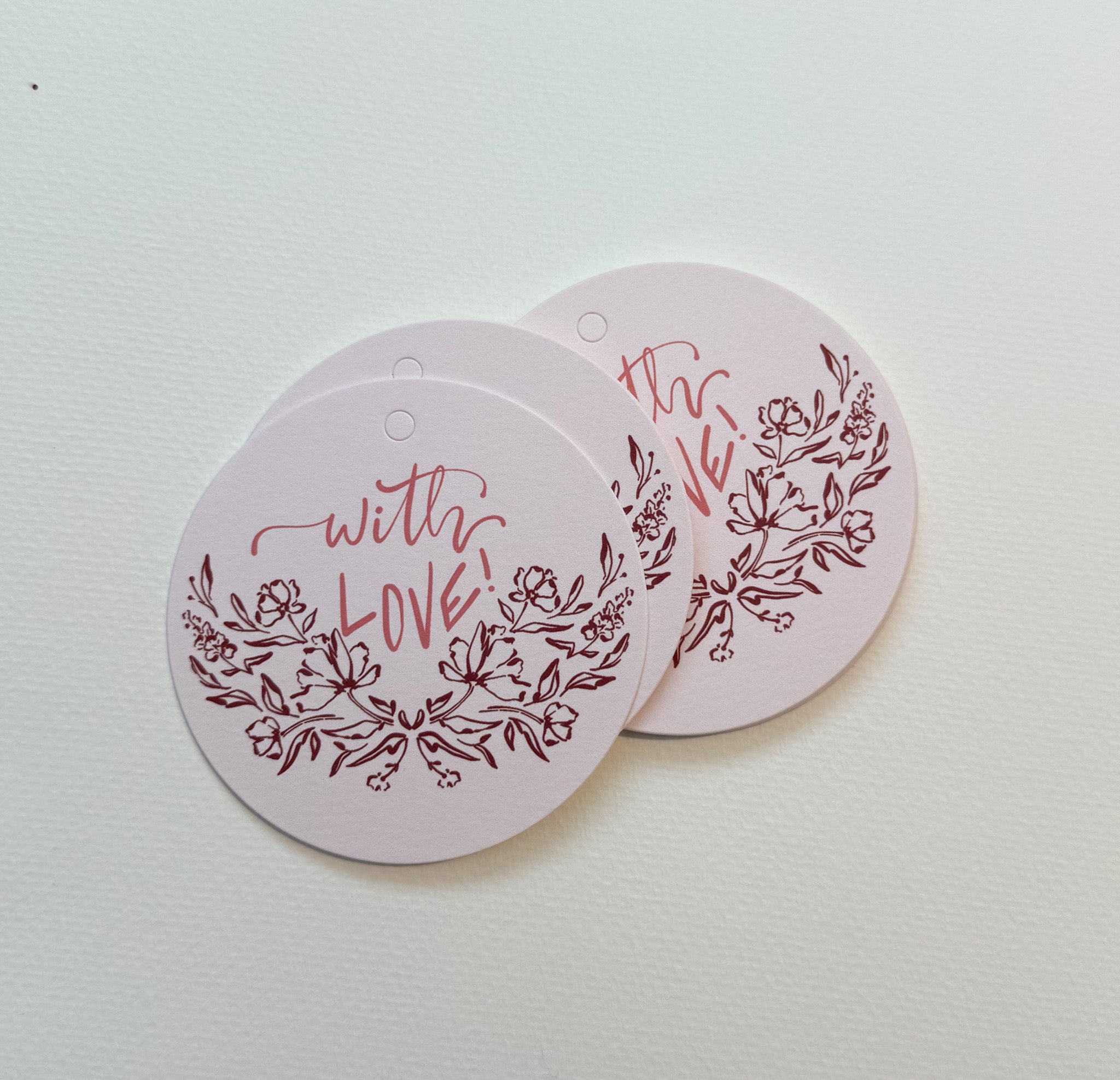 "With Love" Gift Tag